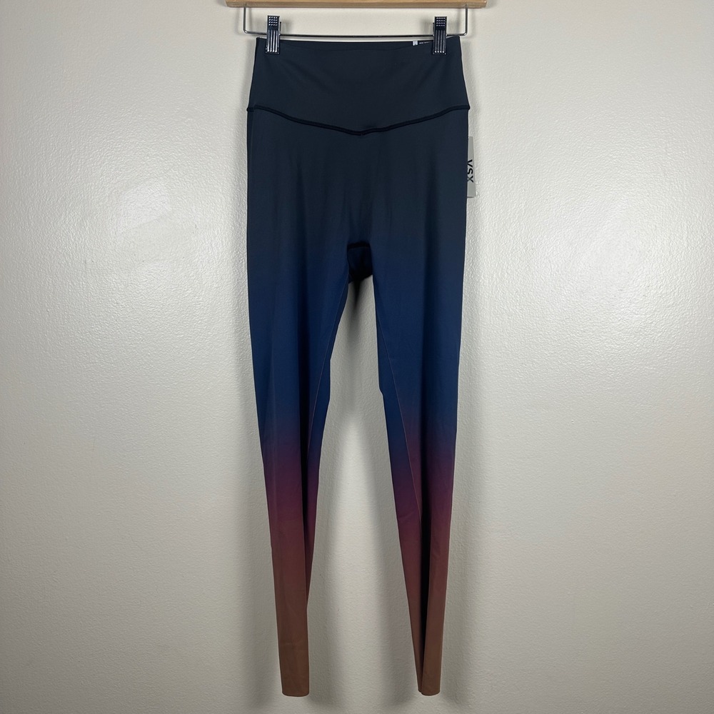 VSX Victoria's Secret Women's‎ Large Elevate Legging Blue Brown Ombre NEW